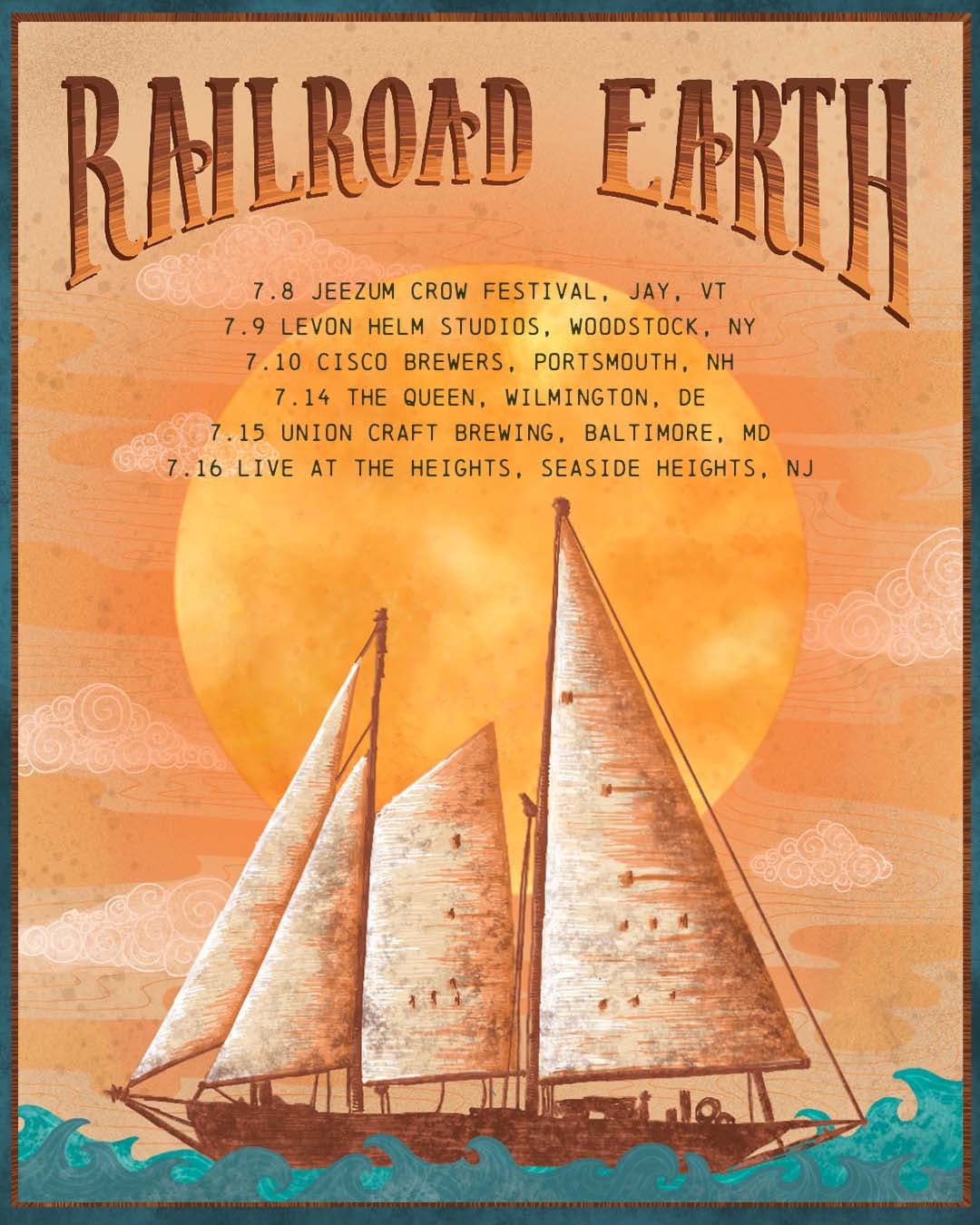 railroad earth band tour